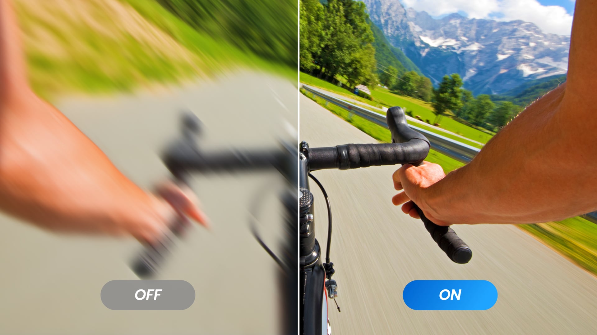 Hyper Stabilization - Unebenes Terrain, immer flüssige Bilder